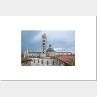 Siena Cathedral view Posters and Art